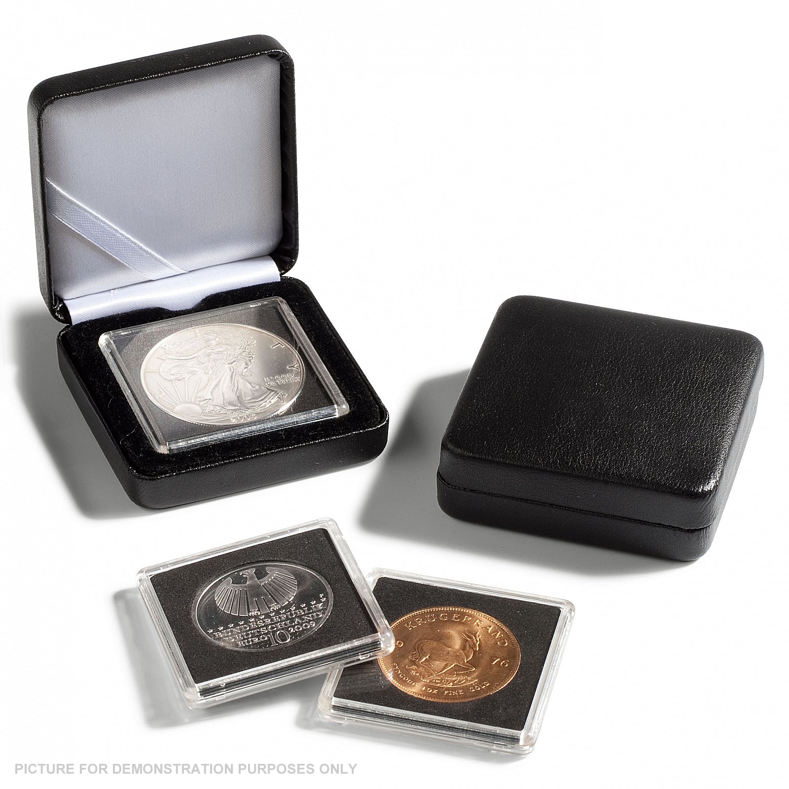 Lighthouse - Nobile Quadrum Satin Lined 1 Coin Display Case